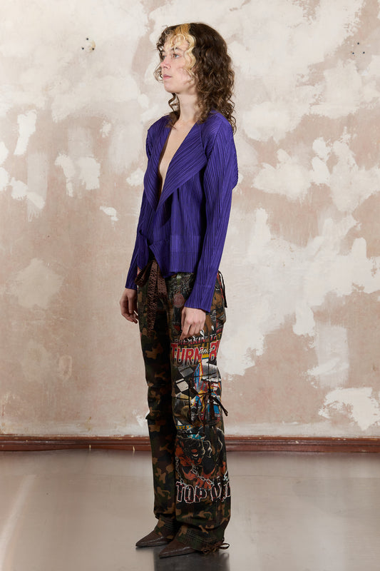 Issey Miyake Pleats Please Short Cardigan, 2003