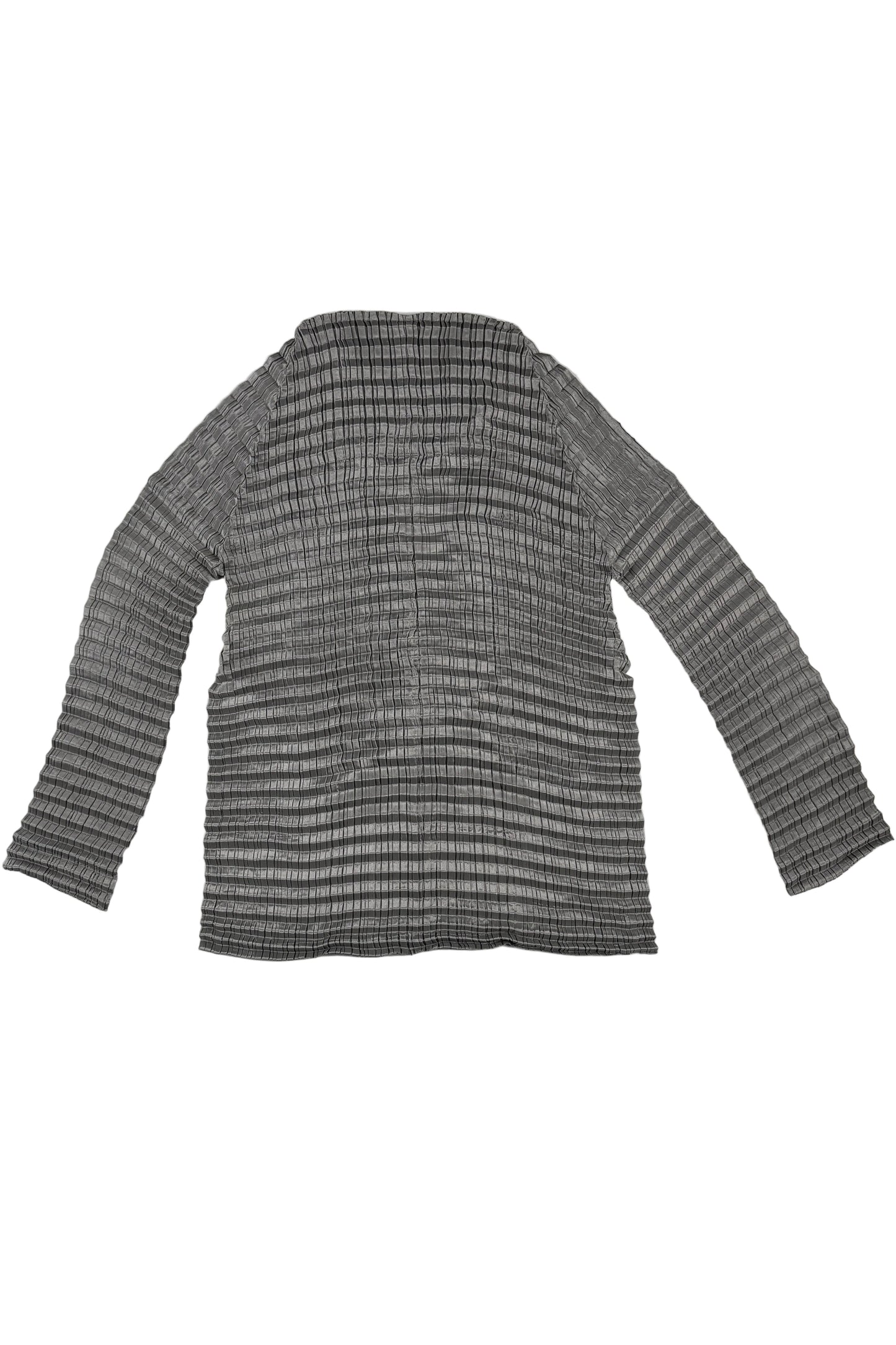 Issey Miyake Pleats Please shiny silver blazer, 2009